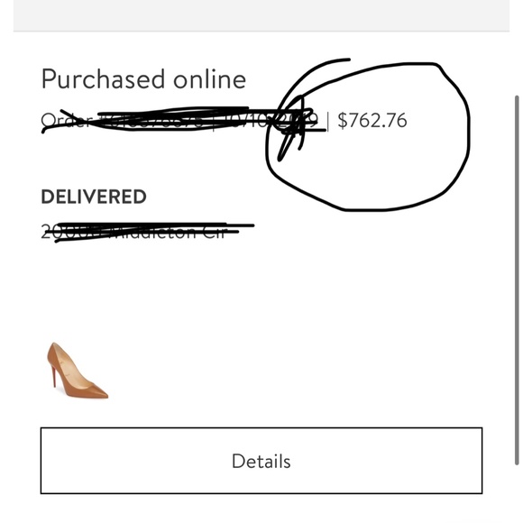 Christian Louboutin 'Decollete' Pointy Toe Pump Size 39.5 - Picture 6 of 6